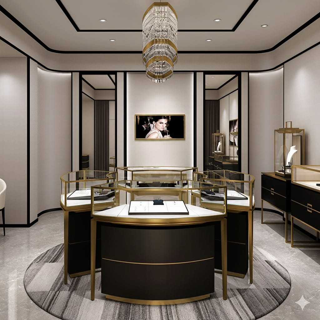 Luxury Jewelry Store Interior